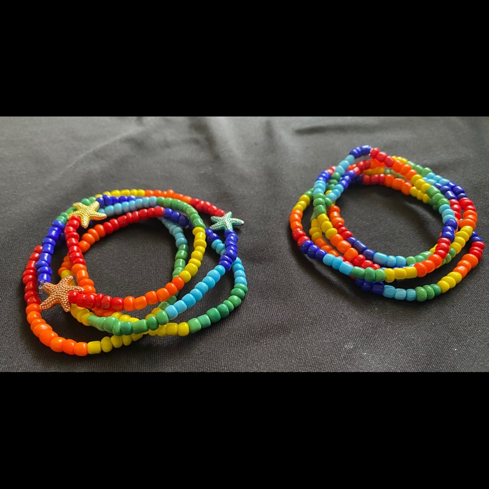 Med and large 🌈 waist beads elastic band